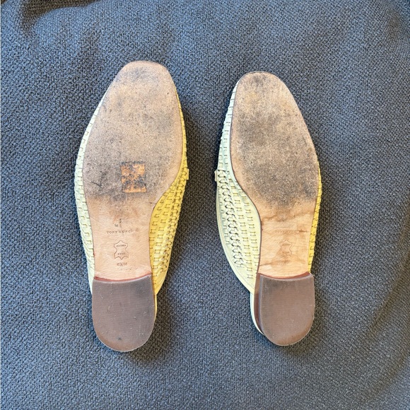 Tory Burch Jessa Backless Loafers in Sweet Corn Size 6.5 - Picture 5 of 8